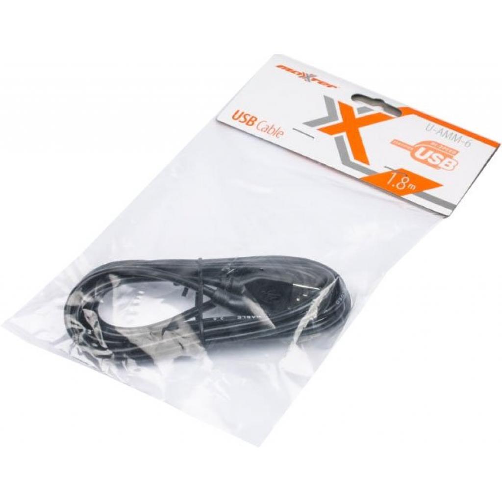 Дата кабель USB 2.0 AM to Micro 5P 1.2m Maxxter (U-AMM-1.2M) - 1