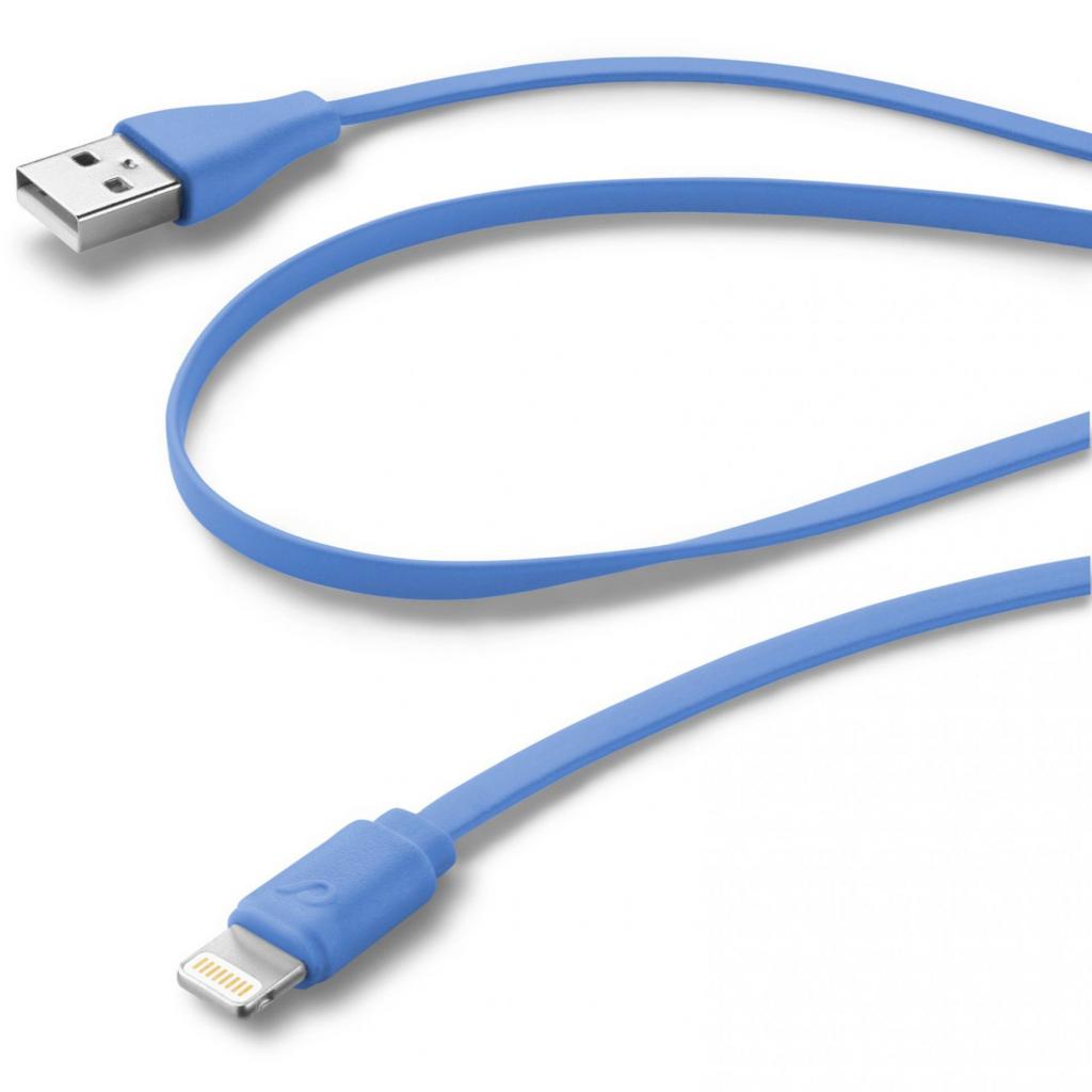 Дата кабель USB 2.0 AM to Micro 5P 1.0m blue Cellularline (USBDATACMICROUSBB) - 1 Дата кабель USB 2.0 AM to Micro 5P 1.0m blue Cellularline (USBDATACMICROUSBB) - 1