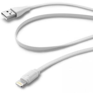 Дата кабель USB 2.0 AM to Lightning 1.2m white Cellularline (USBDATACMFIIPH5W)