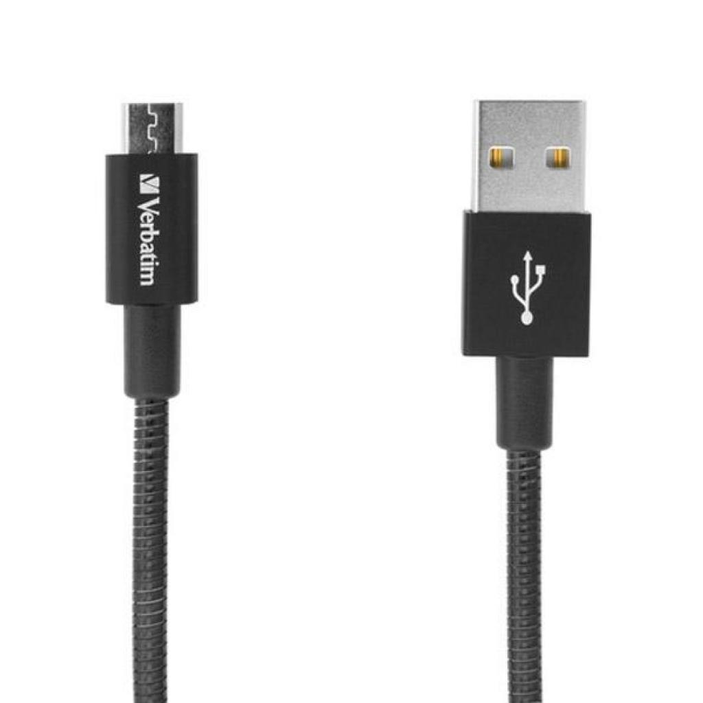 Дата кабель USB 2.0 AM to Micro 5P 1.0m black Verbatim (48863) - 1 Дата кабель USB 2.0 AM to Micro 5P 1.0m black Verbatim (48863) - 1