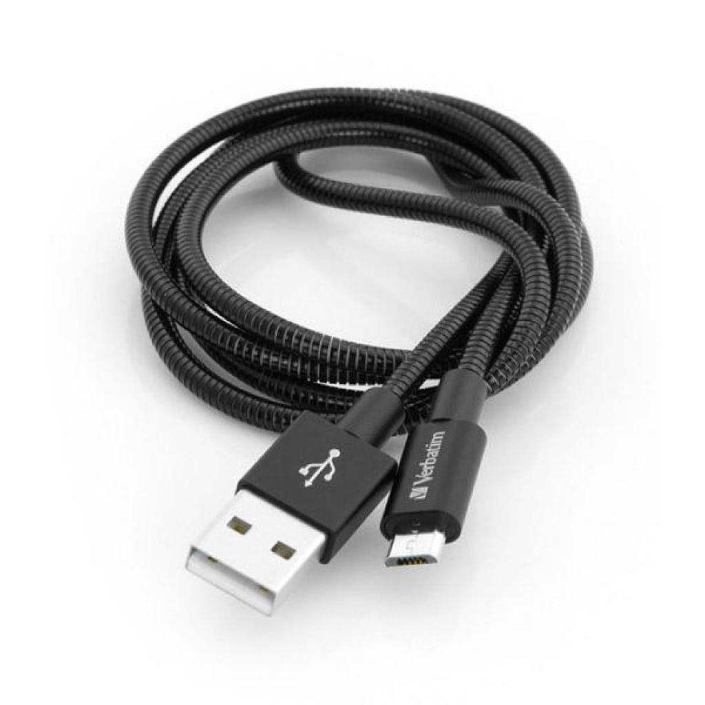 Дата кабель USB 2.0 AM to Micro 5P 1.0m black Verbatim (48863) - 4 Дата кабель USB 2.0 AM to Micro 5P 1.0m black Verbatim (48863) - 4