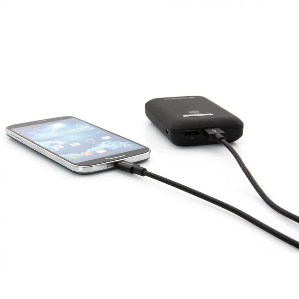 Дата кабель USB 2.0 AM to Micro 5P 1.0m black Verbatim (48863) - 5 Дата кабель USB 2.0 AM to Micro 5P 1.0m black Verbatim (48863) - 5