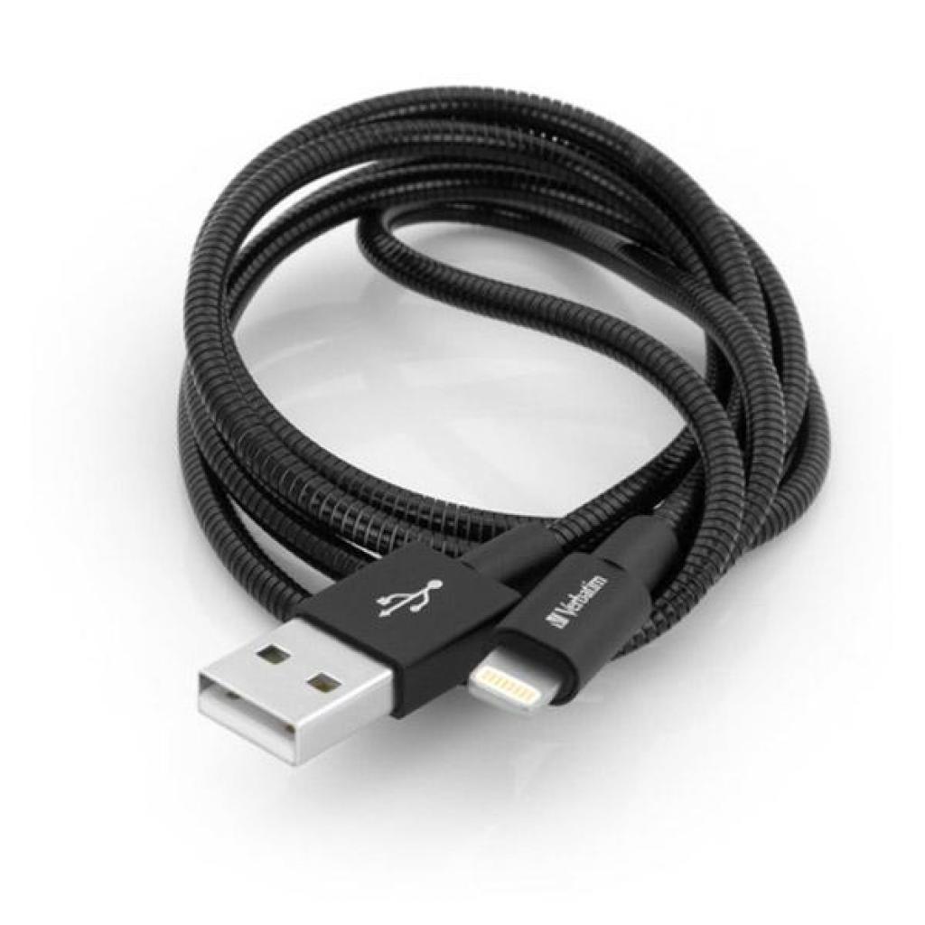 Дата кабель USB 2.0 AM to Lightning 1.0m black Verbatim (48858) - 3 Дата кабель USB 2.0 AM to Lightning 1.0m black Verbatim (48858) - 3