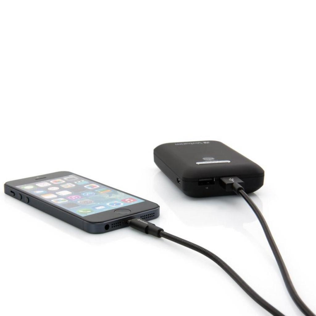 Дата кабель USB 2.0 AM to Lightning 1.0m black Verbatim (48858) - 4 Дата кабель USB 2.0 AM to Lightning 1.0m black Verbatim (48858) - 4