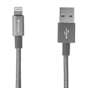 Дата кабель USB 2.0 AM to Lightning 1.0m grey Verbatim (48860)