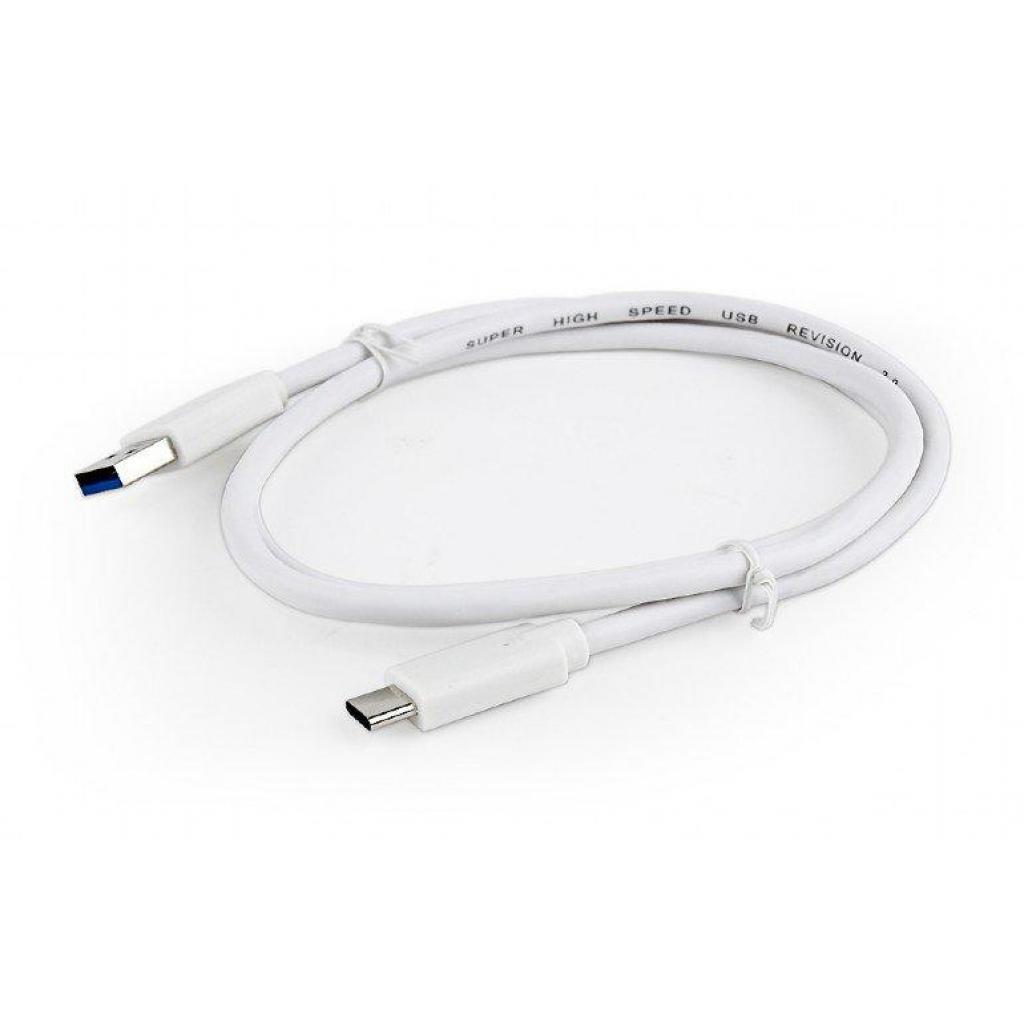 Дата кабель USB 3.0 AM to Type-C 1.0m Cablexpert (CCP-USB3-AMCM-1M-W) - 1 Дата кабель USB 3.0 AM to Type-C 1.0m Cablexpert (CCP-USB3-AMCM-1M-W) - 1