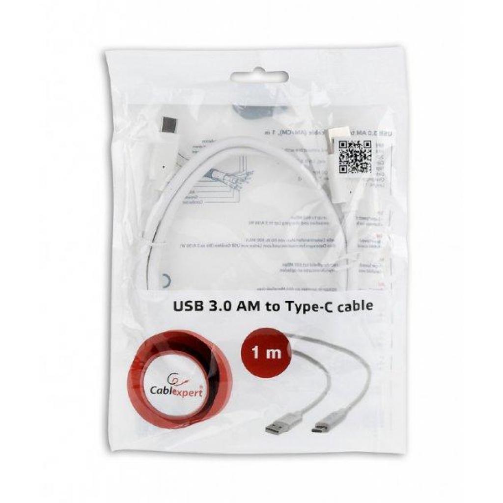 Дата кабель USB 3.0 AM to Type-C 1.0m Cablexpert (CCP-USB3-AMCM-1M-W) - 3 Дата кабель USB 3.0 AM to Type-C 1.0m Cablexpert (CCP-USB3-AMCM-1M-W) - 3