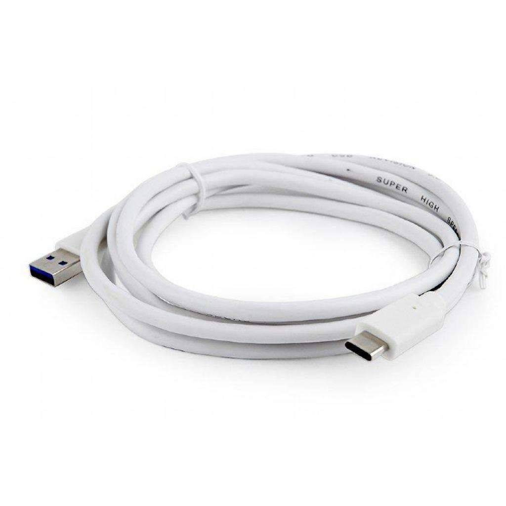 Дата кабель USB 3.0 AM to Type-C 1.8m Cablexpert (CCP-USB3-AMCM-6-W) - 1 Дата кабель USB 3.0 AM to Type-C 1.8m Cablexpert (CCP-USB3-AMCM-6-W) - 1