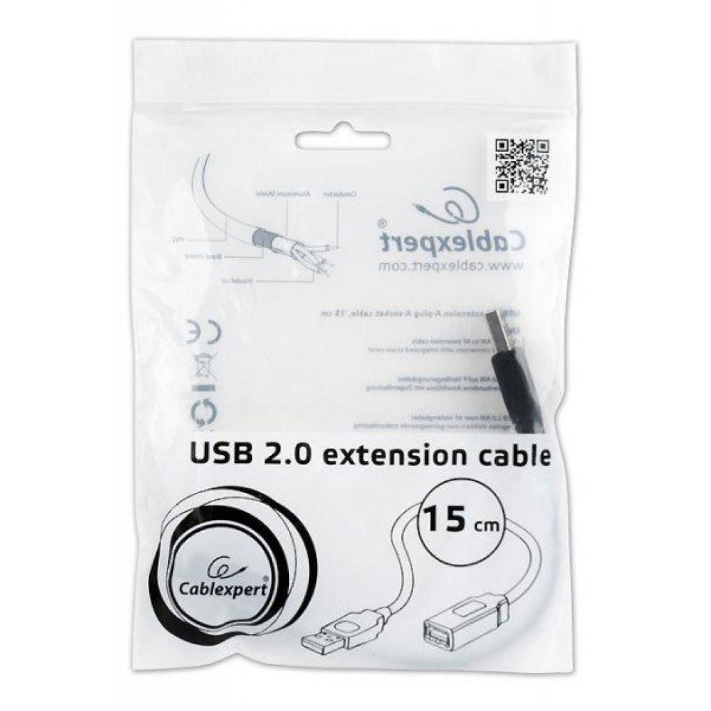 Дата кабель USB 2.0 AM/AF 0.15m Cablexpert (CCP-USB2-AMAF-0.15M) - 1 Дата кабель USB 2.0 AM/AF 0.15m Cablexpert (CCP-USB2-AMAF-0.15M) - 1