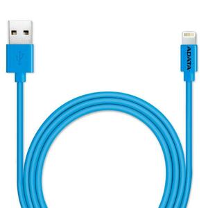 Дата кабель USB 2.0 AM to Lightning 1.0m MFI Blue ADATA (AMFIPL-100CM-CBL)