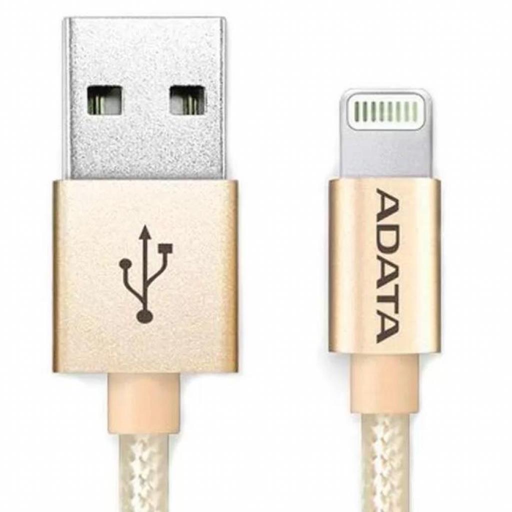 Дата кабель USB 2.0 AM to Lightning 1.0m MFI Golden ADATA (AMFIAL-100CMK-CGD) Дата кабель USB 2.0 AM to Lightning 1.0m MFI Golden ADATA (AMFIAL-100CMK-CGD)