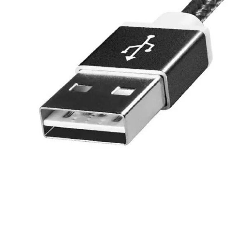 Дата кабель USB 2.0 AM to Micro 5P 1.0m Black ADATA (AMUCAL-100CMK-CBK) - 2 Дата кабель USB 2.0 AM to Micro 5P 1.0m Black ADATA (AMUCAL-100CMK-CBK) - 2