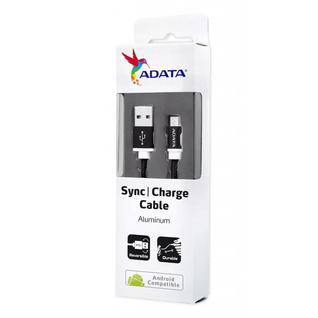 Дата кабель USB 2.0 AM to Micro 5P 1.0m Black ADATA (AMUCAL-100CMK-CBK) - 3 Дата кабель USB 2.0 AM to Micro 5P 1.0m Black ADATA (AMUCAL-100CMK-CBK) - 3