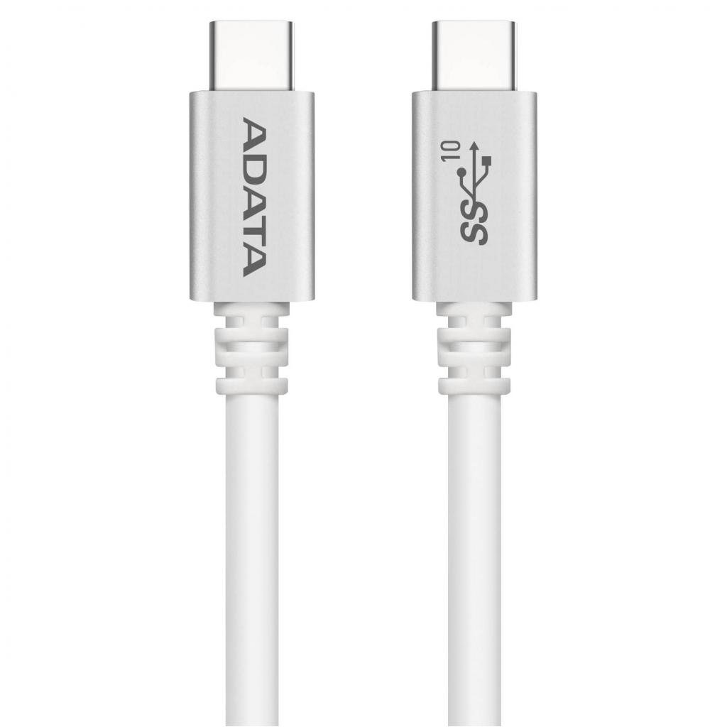 Дата кабель USB-C to USB-C 3.1 Gen2 1.0m ADATA (ACC3AL-100CM-CSV) - 1 Дата кабель USB-C to USB-C 3.1 Gen2 1.0m ADATA (ACC3AL-100CM-CSV) - 1