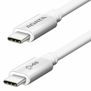 Дата кабель USB-C to USB-C 3.1 Gen2 1.0m ADATA (ACC3AL-100CM-CSV)