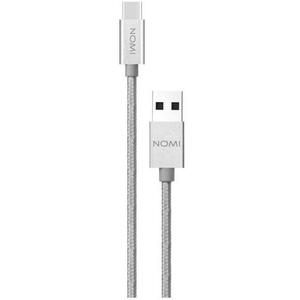 Дата кабель USB 2.0 AM to Type-C 2.0m DCM Silver Nomi (316193)