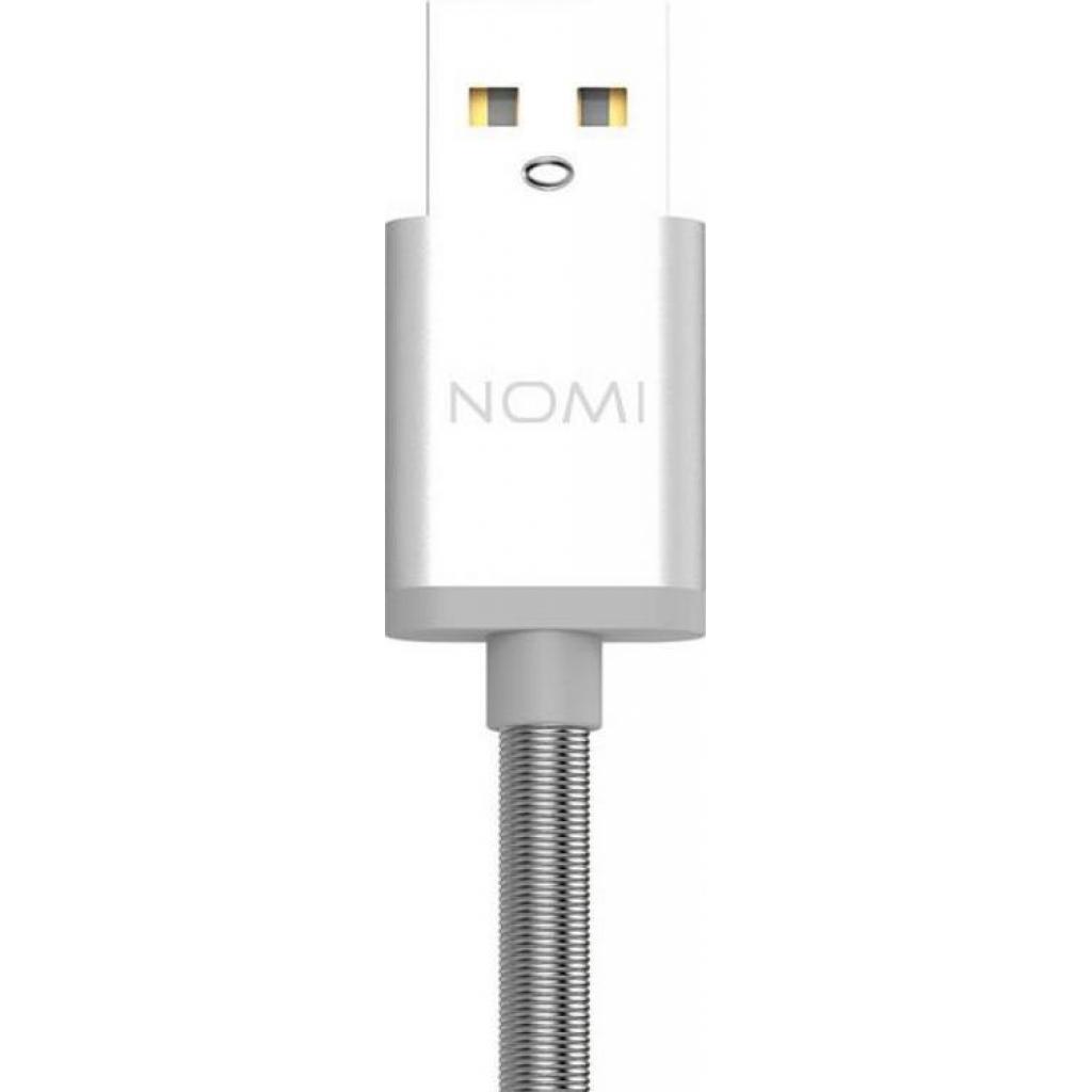 Дата кабель USB 2.0 AM to Type-C 1.0m DCMQ Silver Nomi (316207) - 1