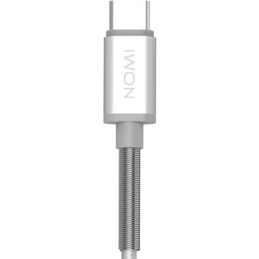 Дата кабель USB 2.0 AM to Type-C 1.0m DCMQ Silver Nomi (316207) - 2