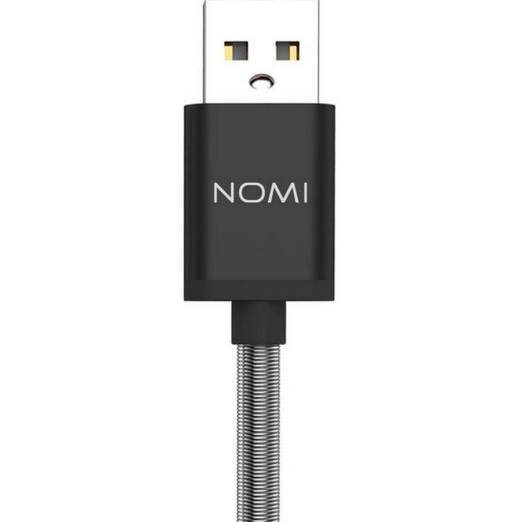 Дата кабель USB 2.0 AM to Type-C 1.0m DCMQ Black Nomi (316208) - 1