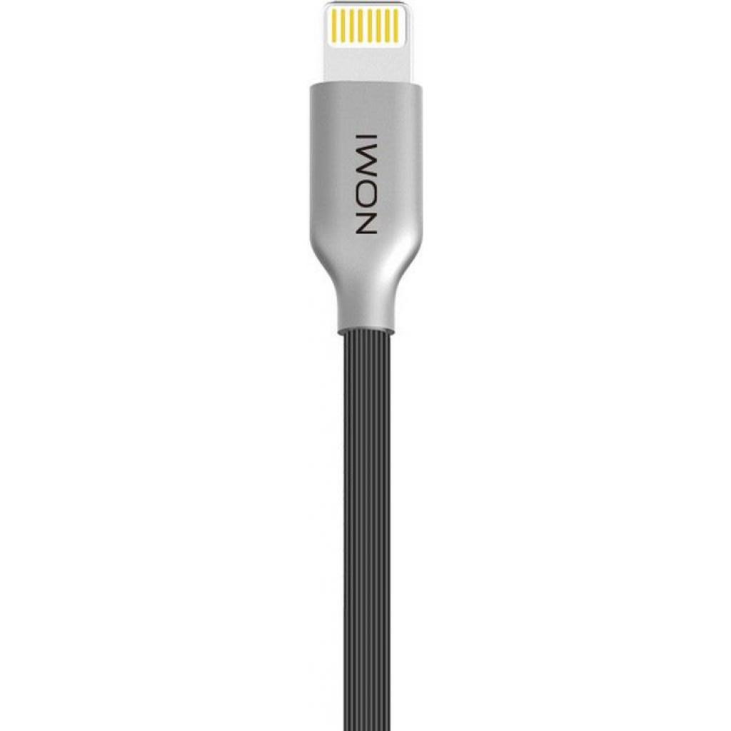 Дата кабель USB 2.0 AM to Lightning 1.0m DCMR 10i Black Nomi (260729) - 2