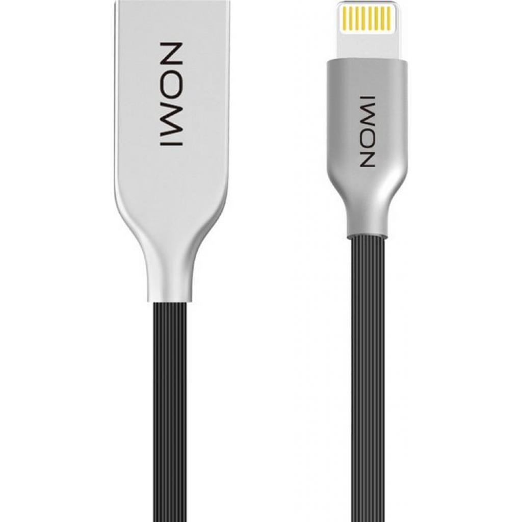 Дата кабель USB 2.0 AM to Lightning 1.0m DCMR 10i Black Nomi (260729)