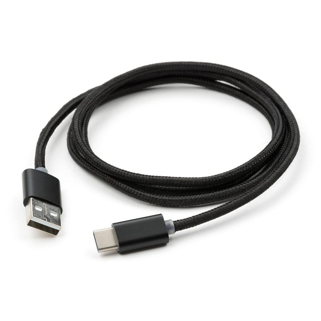 Дата кабель USB 2.0 AM to Type-C 1m LED black Vinga (VCPDCTCLED1BK) - 2 Дата кабель USB 2.0 AM to Type-C 1m LED black Vinga (VCPDCTCLED1BK) - 2