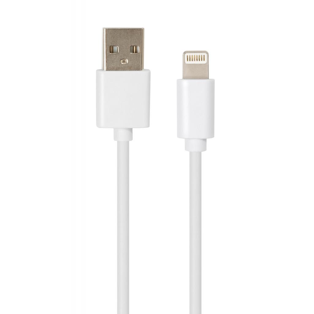 Дата кабель USB 2.0 AM to Lightning PVC 1m white Vinga (VCPDCL1W) - 1 Дата кабель USB 2.0 AM to Lightning PVC 1m white Vinga (VCPDCL1W) - 1