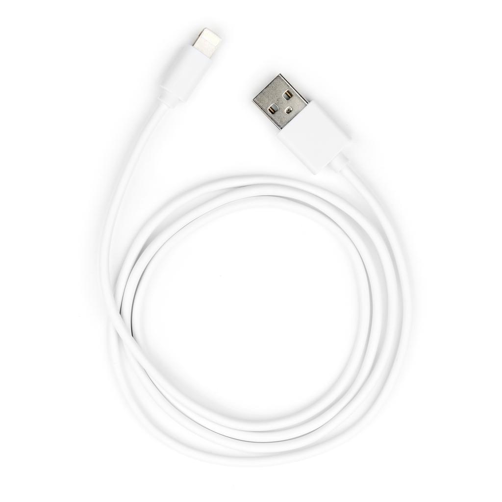 Дата кабель USB 2.0 AM to Lightning PVC 1m white Vinga (VCPDCL1W) - 4 Дата кабель USB 2.0 AM to Lightning PVC 1m white Vinga (VCPDCL1W) - 4
