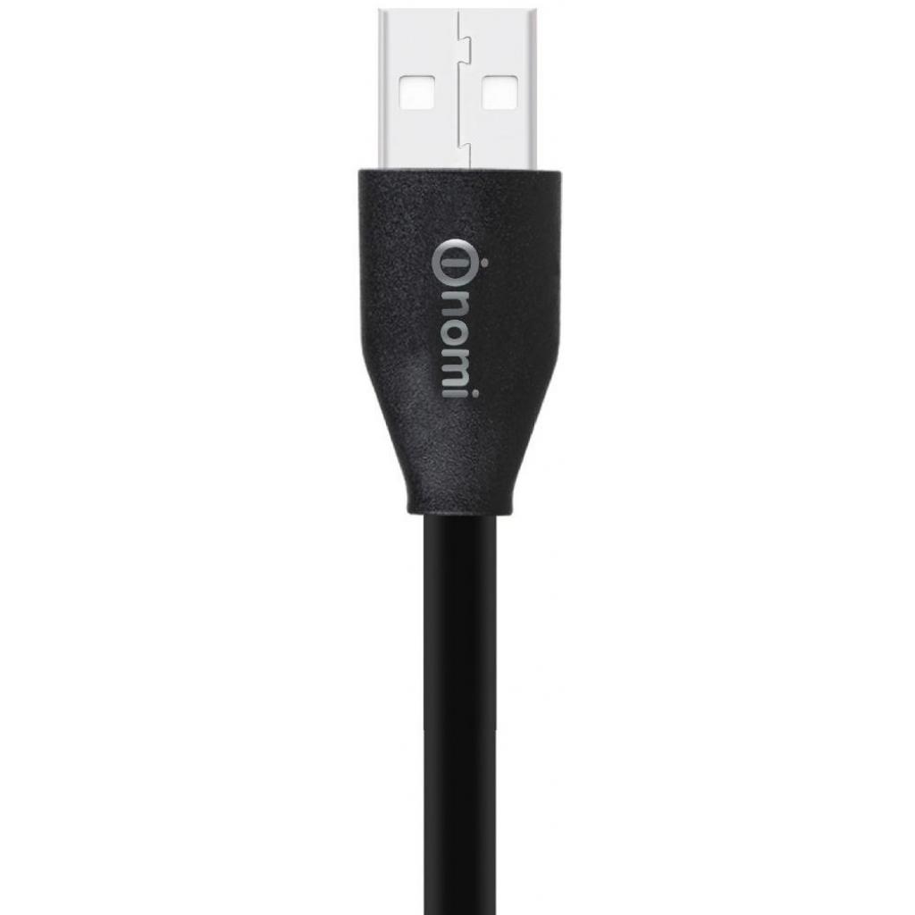 Дата кабель USB 2.0 AM to Micro 5P 1.5m DCF Black Nomi (316196) - 2