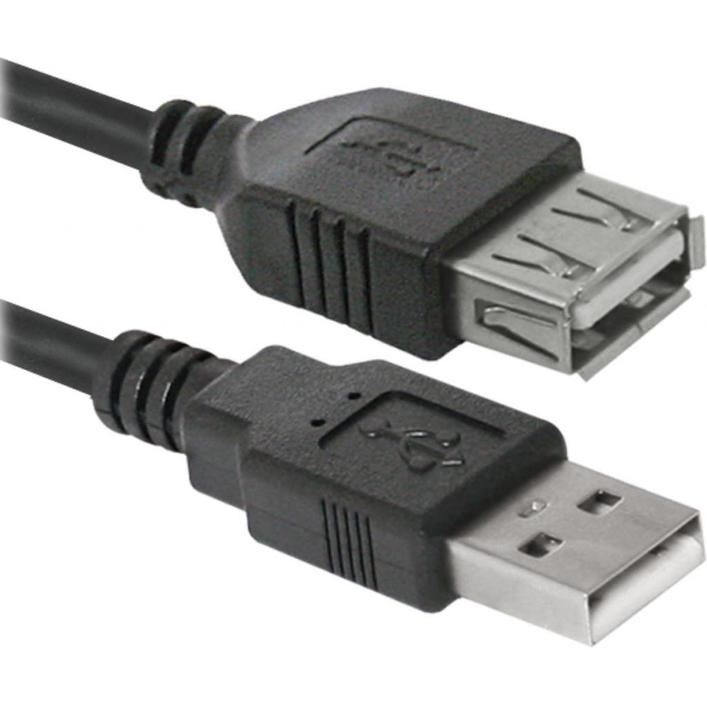 Дата кабель USB 2.0 AM/AF 3m Defender (87453) - 1 Дата кабель USB 2.0 AM/AF 3m Defender (87453) - 1