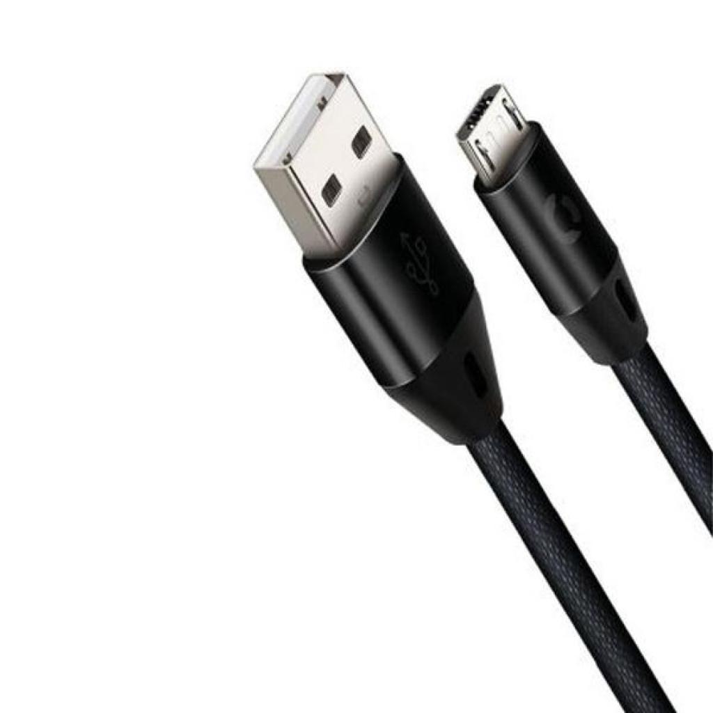 Дата кабель USB 2.0 AM to Micro 5P 2.0m Nova Black Cord (CDN-M2-2B)