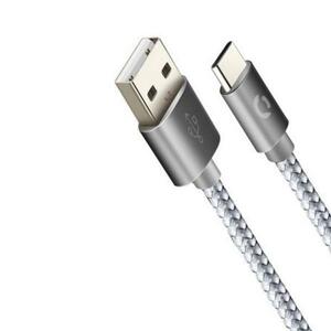 Дата кабель USB Type-C 2A Ace Silver 1m Cord (CDA-T1-2SI)