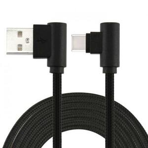 Дата кабель USB Type-C 2A Comfort L-shape Black 1m Cord (CDC-T1-2B)