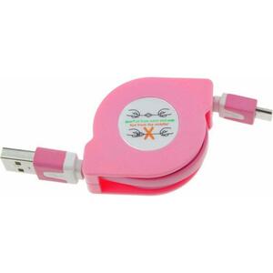 Дата кабель USB 2.0 AM to Micro 5P 1.0m TKX-66 Flat Pink Toto (F_57475) Дата кабель USB 2.0 AM to Micro 5P 1.0m TKX-66 Flat Pink Toto (F_57475)