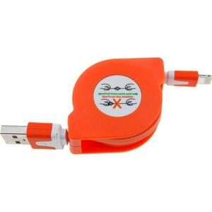 Дата кабель USB 2.0 AM to Lightning 1.0m TKX-67 Flat Orange Toto (F_57482) Дата кабель USB 2.0 AM to Lightning 1.0m TKX-67 Flat Orange Toto (F_57482)