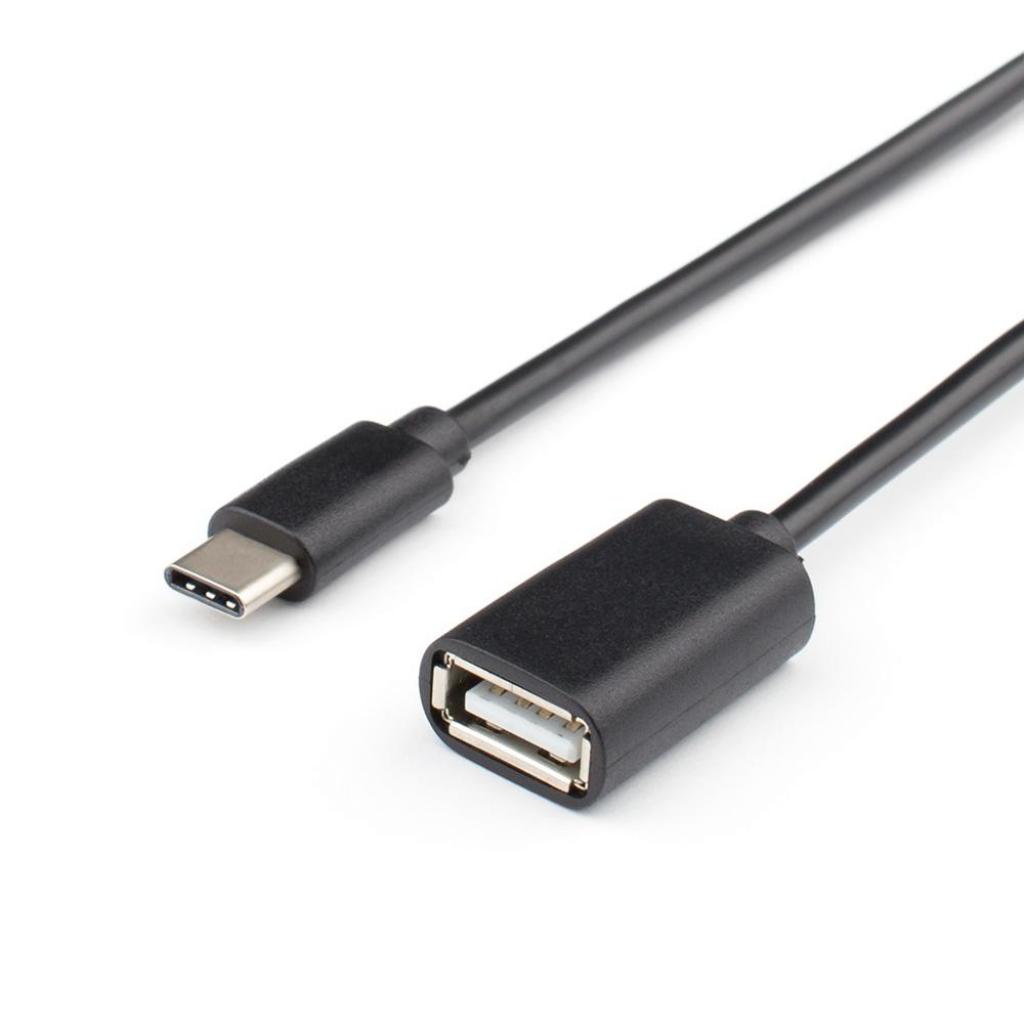 Дата кабель OTG USB 2.0 AF to Type-C 0.1m Atcom (14716) - 1 Дата кабель OTG USB 2.0 AF to Type-C 0.1m Atcom (14716) - 1
