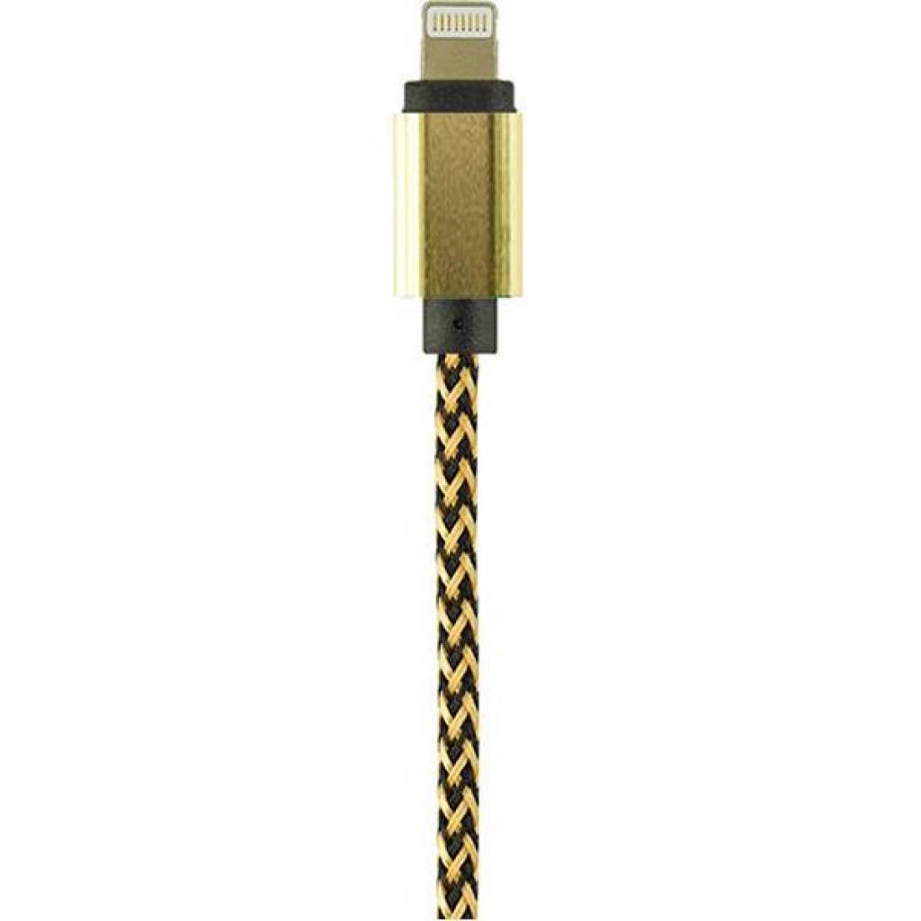 Дата кабель USB 2.0 AM to Lightning Gold Edition Carbon Gold Gelius (45845) - 2