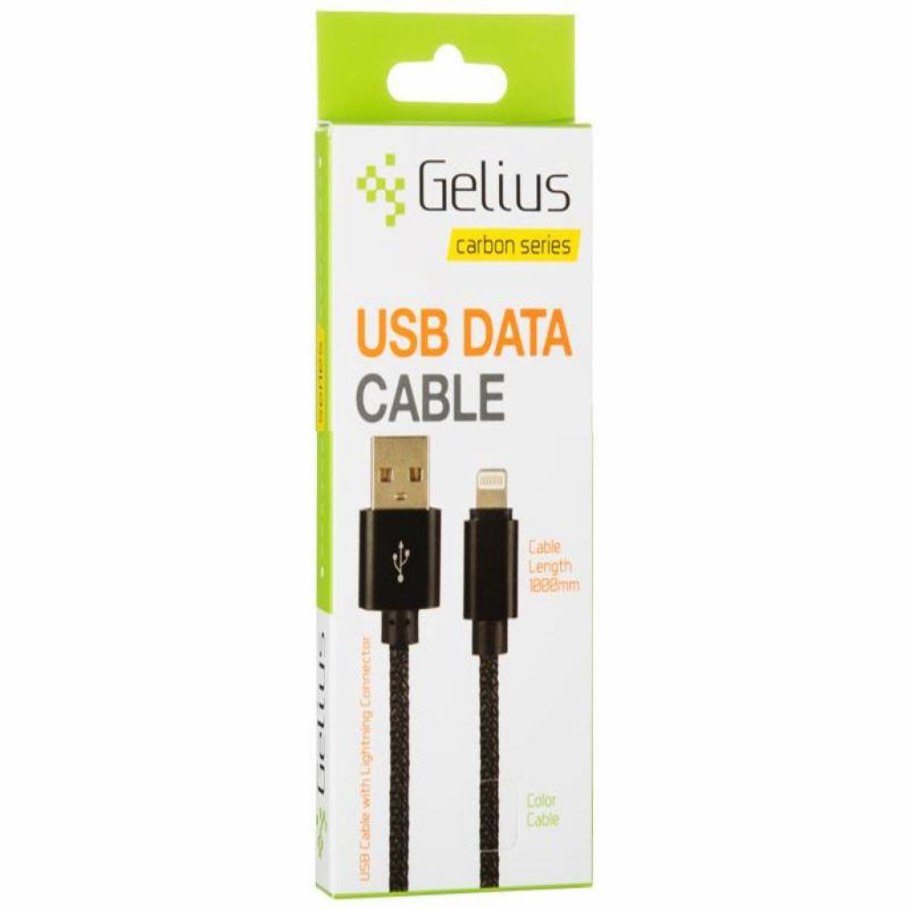 Дата кабель USB 2.0 AM to Lightning Gold Edition Carbon Gold Gelius (45845) - 3
