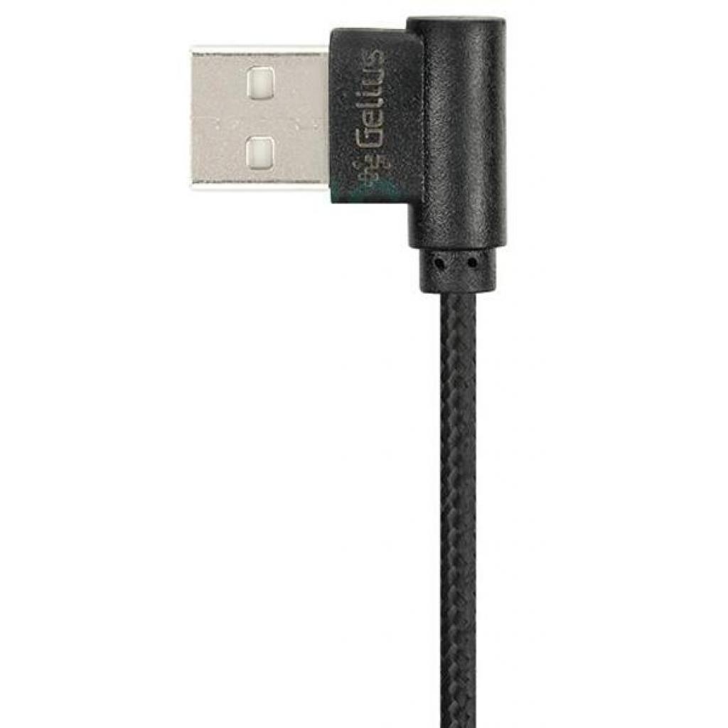 Дата кабель USB 2.0 AM to Micro 5P Pro Emperor Black Gelius (63250) - 1