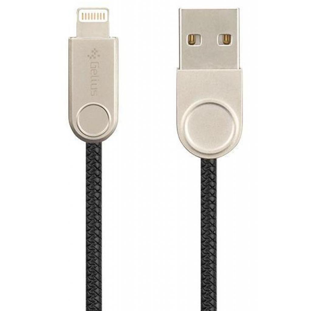 Дата кабель USB 2.0 AM to Lightning Pro Nylon Lay Black Gelius (63254)