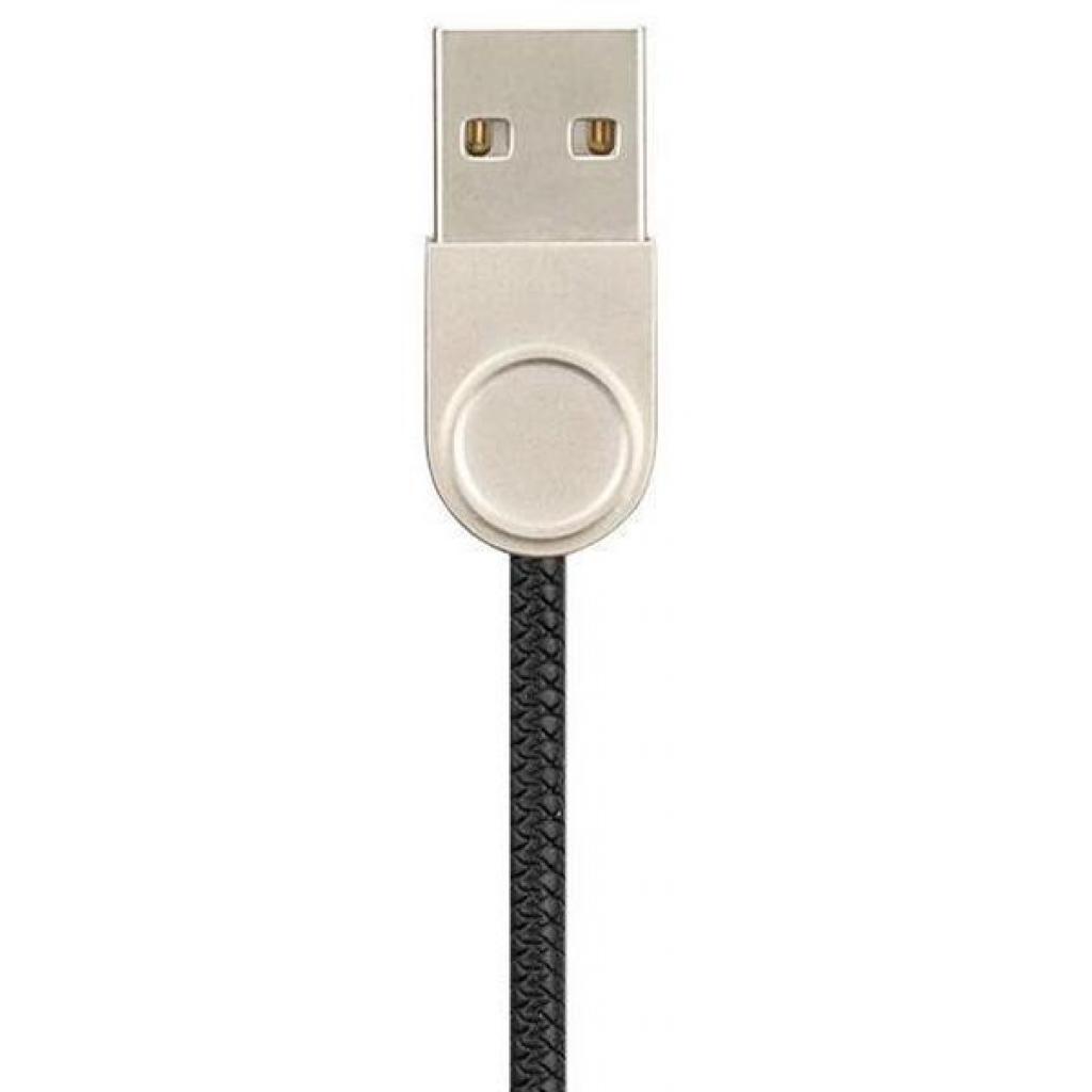 Дата кабель USB 2.0 AM to Micro 5P Pro Nylon Black Gelius (63256) - 1