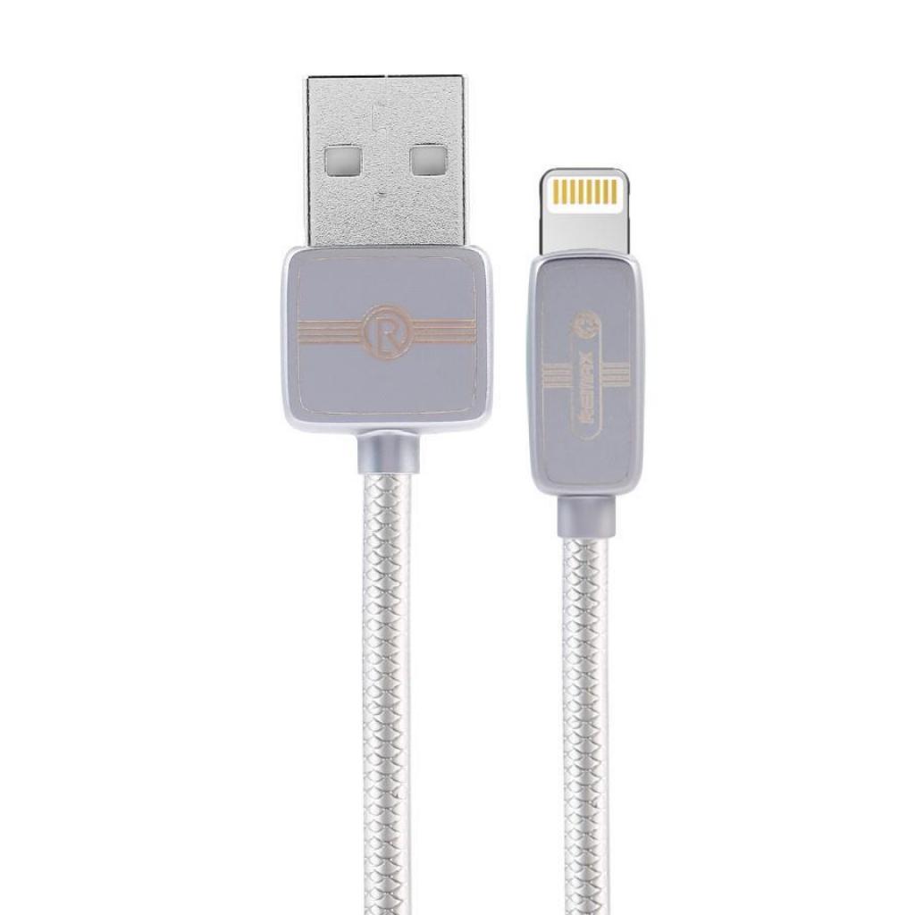 Дата кабель USB 2.0 AM to Lightning 1.0m Regor silver Remax (RC-098I-SILVER)