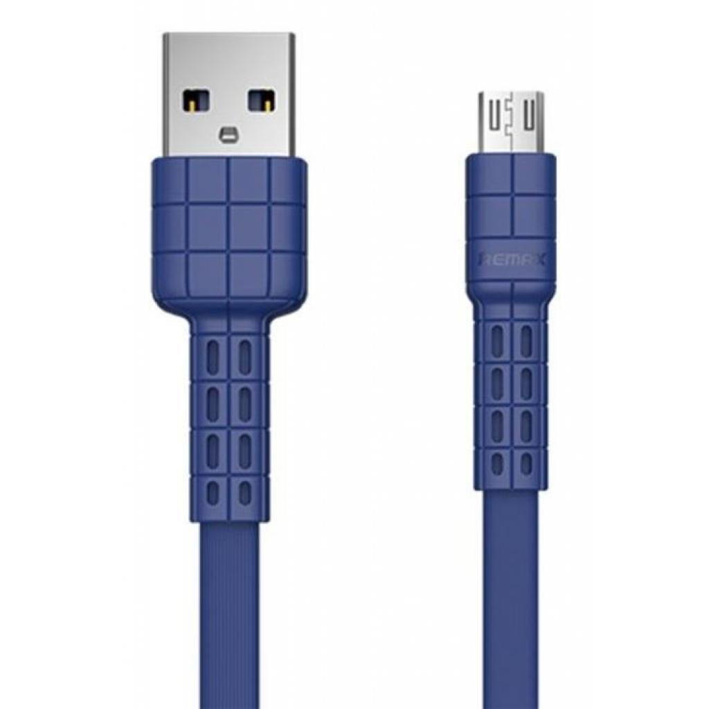 Дата кабель USB 2.0 AM to Micro 5P 1.0m Armor Series blue Remax (RC-116M-BLUE)