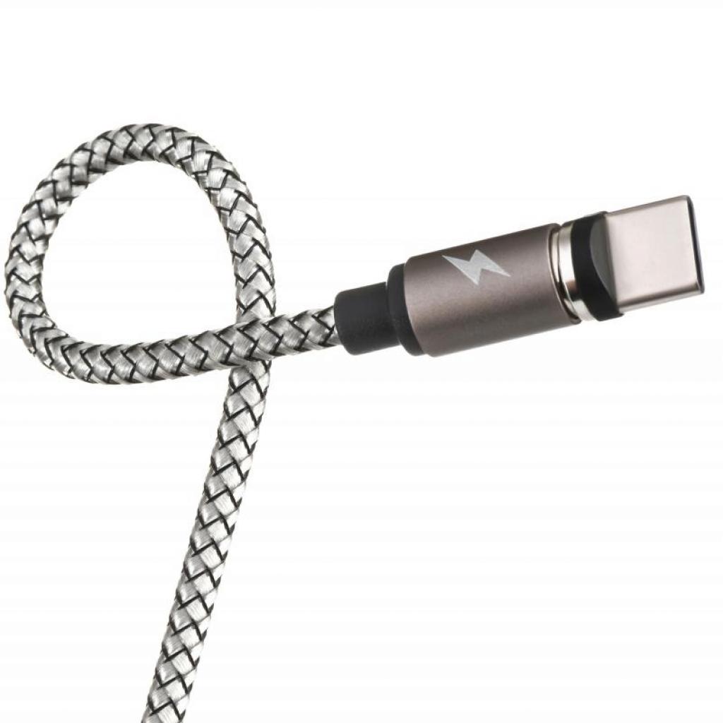 Дата кабель USB 2.0 AM to Type-C 1.0m Gravity series Magnetic tarnish Remax (RC-095A-TARNISH) - 2