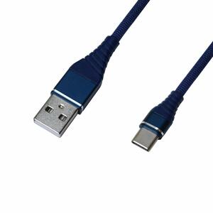 Дата кабель USB 2.0 AM to Type-C 1.2m blue Grand-X (NC02BL)