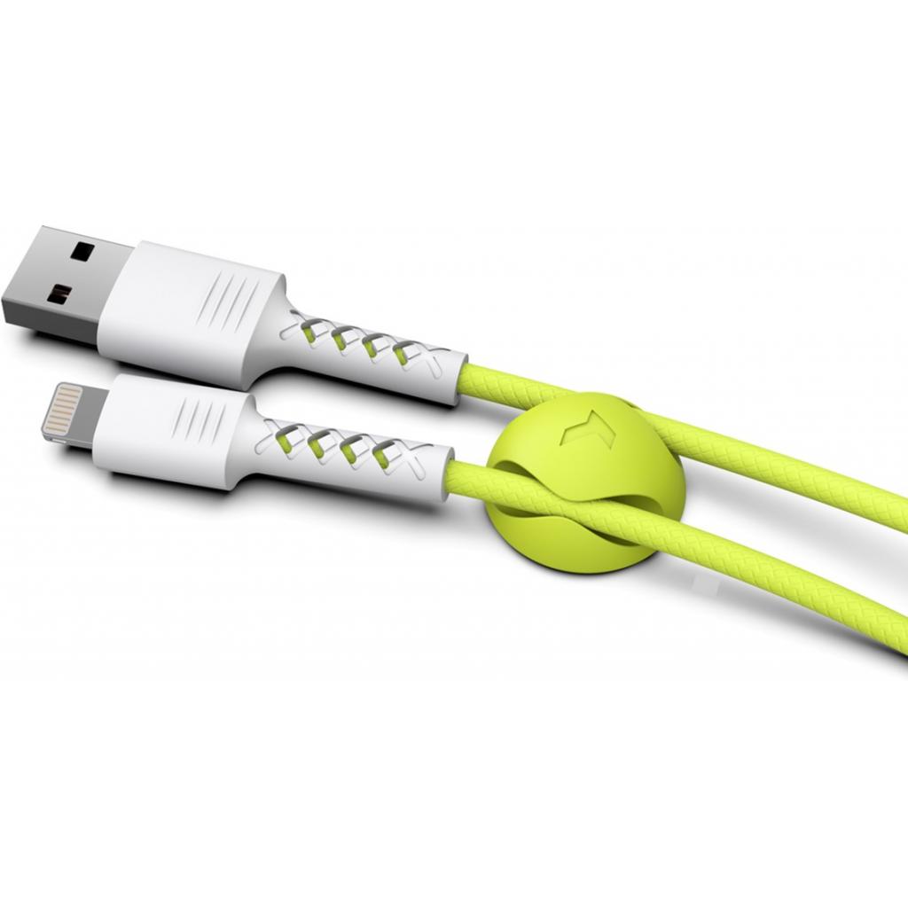 Дата кабель USB 2.0 AM to Lightning 1.0m Soft white/lime Pixus (4897058531183) - 1 Дата кабель USB 2.0 AM to Lightning 1.0m Soft white/lime Pixus (4897058531183) - 1