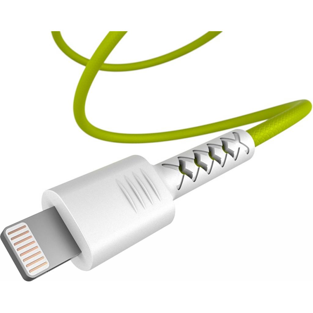 Дата кабель USB 2.0 AM to Lightning 1.0m Soft white/lime Pixus (4897058531183) - 2 Дата кабель USB 2.0 AM to Lightning 1.0m Soft white/lime Pixus (4897058531183) - 2