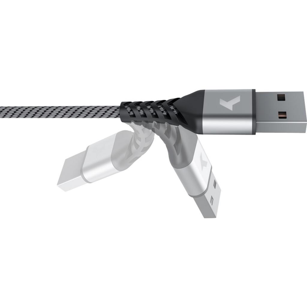 Дата кабель USB 2.0 AM to Micro 5P 1.0m Flex Gray Pixus (4897058531145) - 2 Дата кабель USB 2.0 AM to Micro 5P 1.0m Flex Gray Pixus (4897058531145) - 2