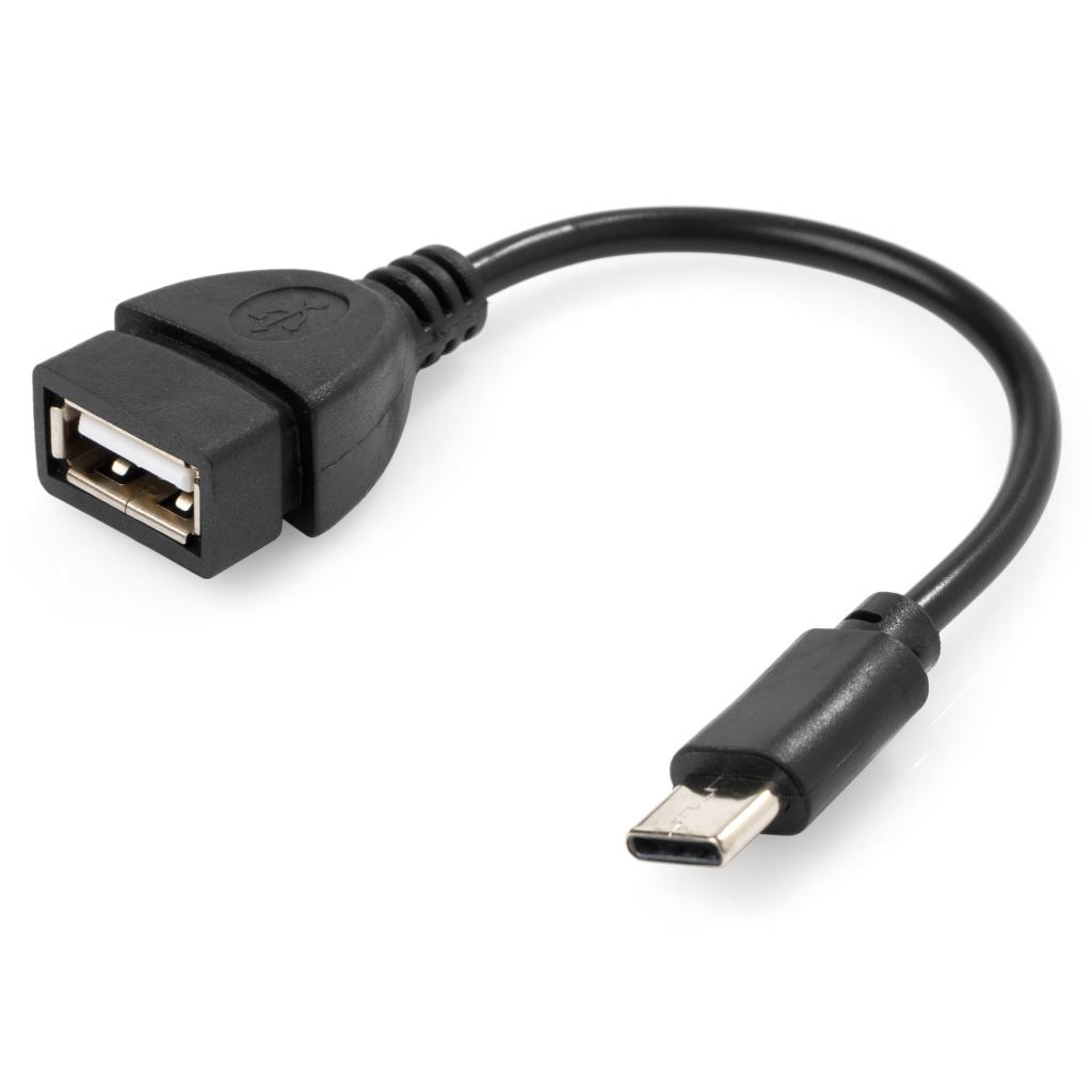 Дата кабель OTG USB 2.0 AF to Type-C Vinga (VCPDCOTGTCBK) - 2