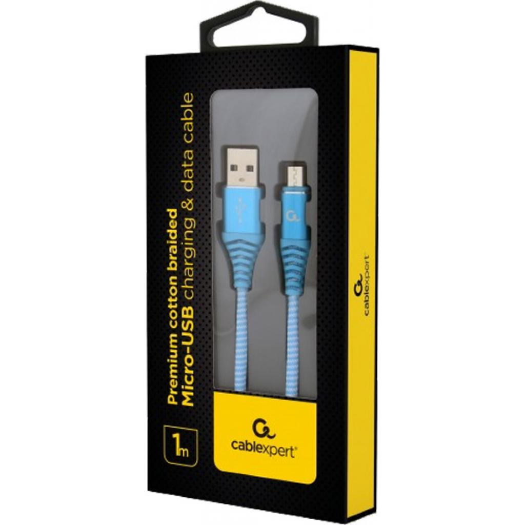 Дата кабель USB 2.0 Micro 5P to AM Cablexpert (CC-USB2B-AMmBM-1M-VW) - 1 Дата кабель USB 2.0 Micro 5P to AM Cablexpert (CC-USB2B-AMmBM-1M-VW) - 1